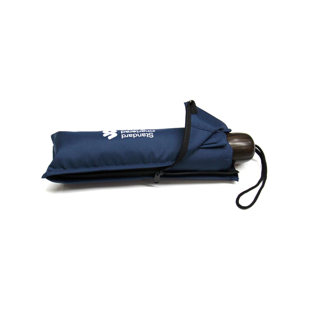 Standard Chartered Foldable Umbrella: Premium Financial Branding Asset